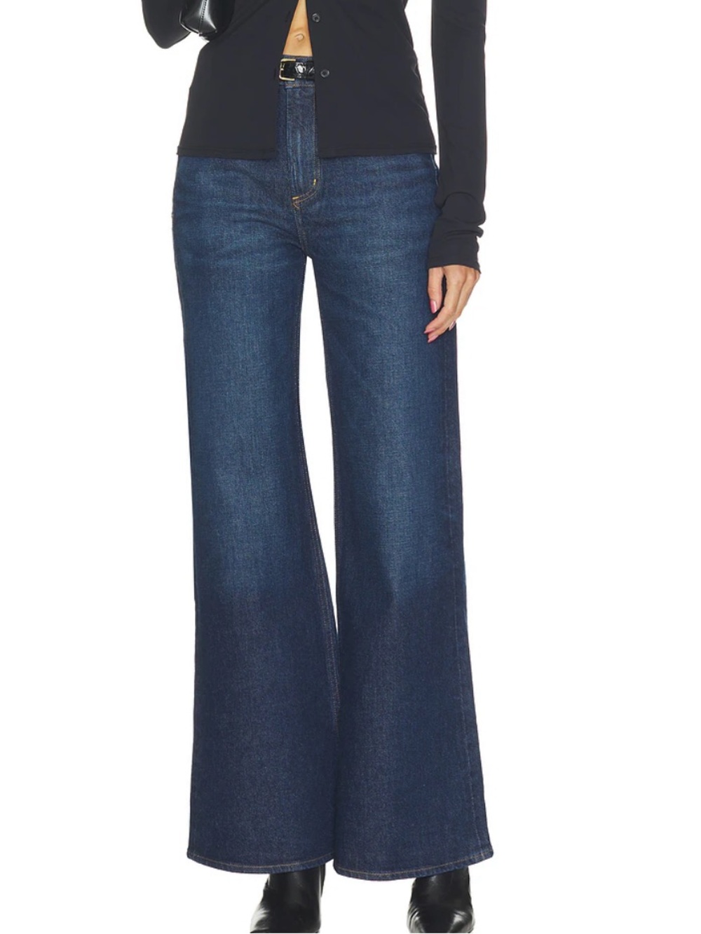 Citizens of Humanity Kimberley Flare Blue Jeans Denim Dark Wash 28 revolve COH